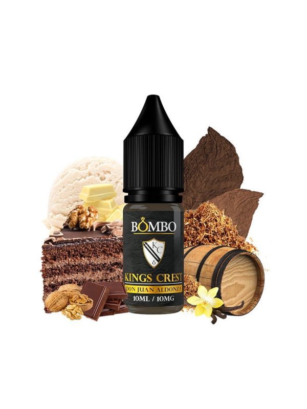 Don Juan Aldonza 10ml salt- Kings Crest & Bombo 5 Don Juan Aldonza 10ml 10mg - Kings Crest Bombo