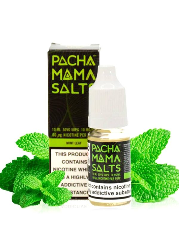 MINT LEAF 10MG SALT 10ML - PACHA MAMA