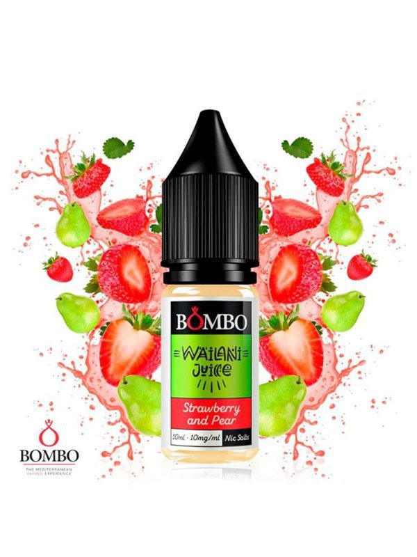 STRAWBERRY PEAR 10ml 10mg SALT - WAILANI JUICE BY BOMBO