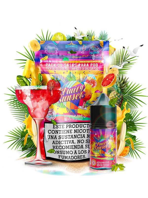 PACK FRUITY SUNSET SALT 23ML - OIL4VAP