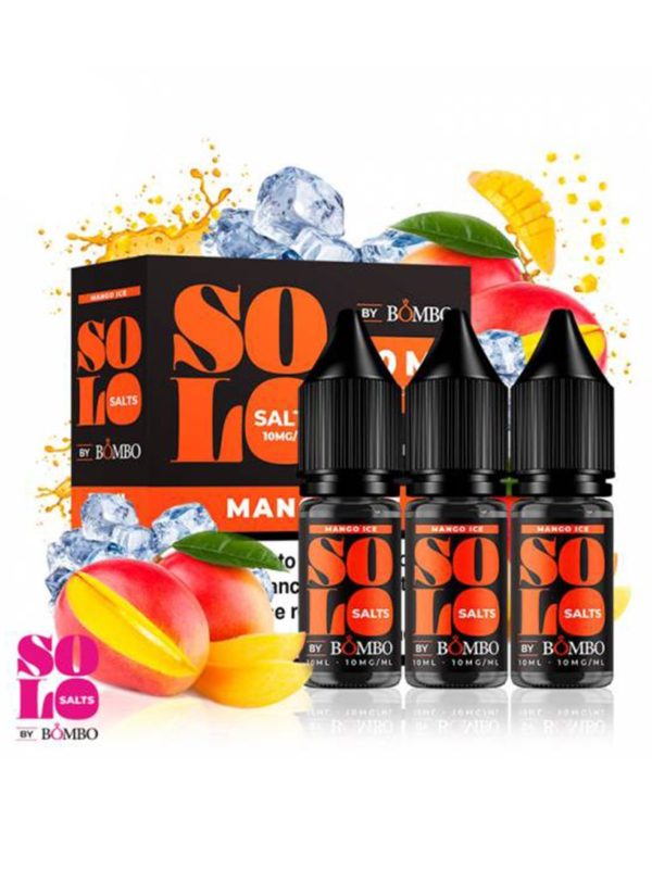 Mango Ice 3x10ml 10MG - Solo Salts by Bombo