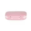 ESTUCHE RIJIDO CON COMPARTIMENTOS MACARON PINK