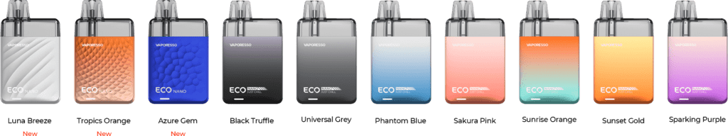 ECO NANO METAL VERSION POD KIT 1000mAh - VAPORESSO