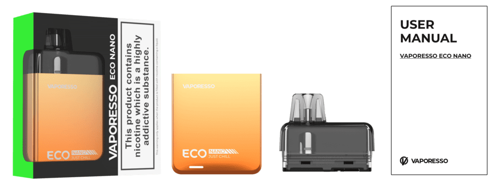 ECO NANO METAL VERSION POD KIT 1000mAh - VAPORESSO