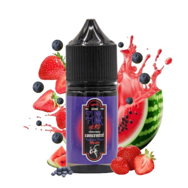 AROMA PASTEQUE FRAISE MYRTILLE 30ML Punk Funk Hero min