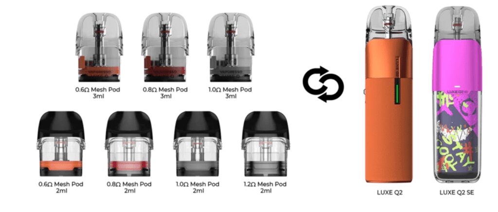 POD PARA LUXE Q 2ml - VAPORESSO