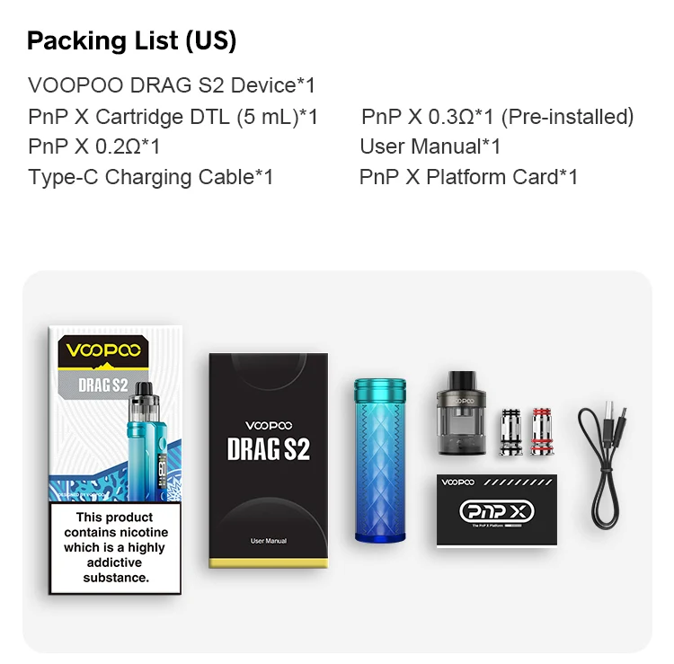 POD KIT DRAG S2 - VOOPOO