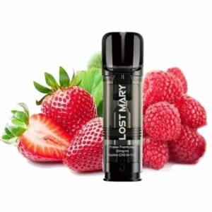 CARTUCHO TAPPO STRAWBERRY RASPBERRY 2ml 20mg – LOST MARY