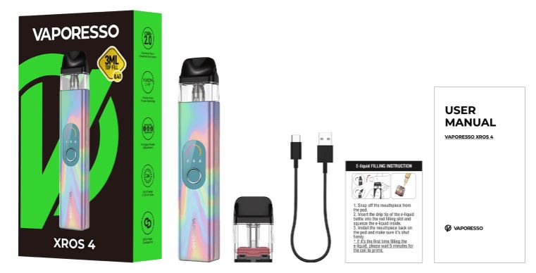 VAPORESSO CONTENIDO XROS 4