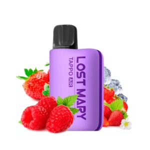 CARTUCHO X2 TAPPO AIR DOUBLE APPLE ICE 20mg LOST MARY 3 KIT TAPPO AIR STRAWBERRY RASPBERRY 20mg – LOST MARY