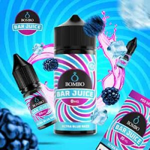 Bombo eLiquids Bar Salts Ultra Blue Razz Promo Pic