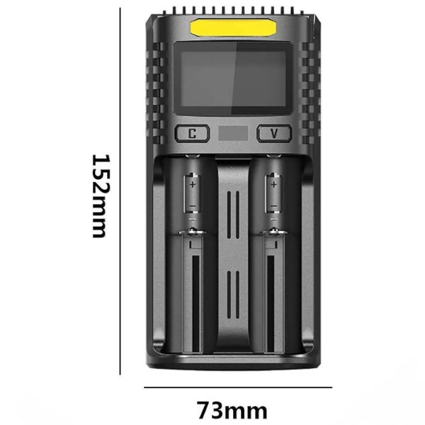 CARGADOR UM2 DOBLE RANURA 2A - NITECORE 2 CARGADOR UM2 DOBLE RANURA 2A NITECORE 1