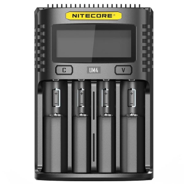 CARGADOR UM4 CUATRO RANURAS 2A - NITECORE 2 CARGADOR UM4 CUATRO RANURAS 2A NITECORE 1