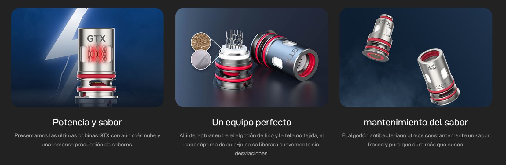 RESISTENCIA GTX DE VAPORESSO