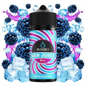 ULTRA BLUE RAZZ 100ml - BAR JUICE BY BOMBO