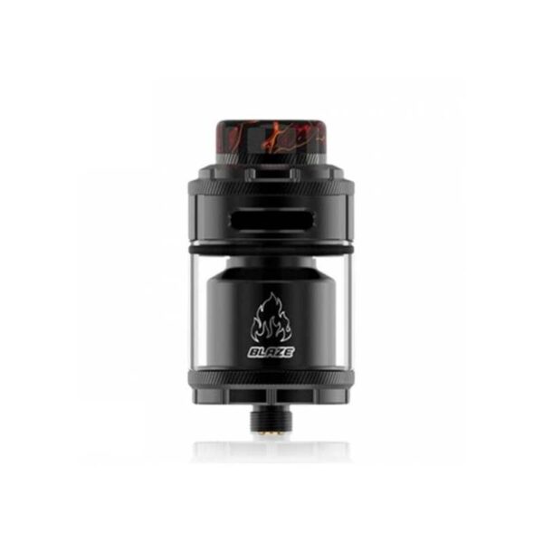 BLAZE RTA 26mm SILVER BLACK - THC X MIKE VAPES 1 BLAZE RTA 26mm SILVER BLACK 2ml - THC X MIKE VAPES