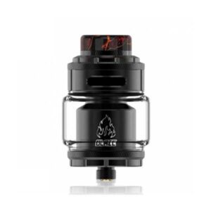 BLAZE RTA 26mm SILVER BLACK - THC X MIKE VAPES 8 BLAZE RTA 26mm SILVER BLACK 5ml - THC X MIKE VAPES