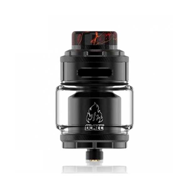 BLAZE RTA 26mm SILVER BLACK - THC X MIKE VAPES 3 BLAZE RTA 26mm SILVER BLACK 5ml - THC X MIKE VAPES