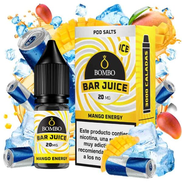 MANGO ENERGY ICE 10ml 20mg - BAR JUICE BY BOMBO