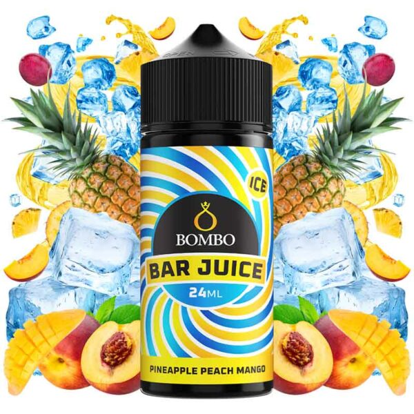 Bombo Bar Juice Pineapple Peach Mango Ice 24ml Longfill 800x800 1