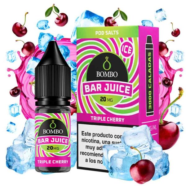 TRIPLE CHERRY 10ml 20MG - BAR JUICE BY BOMBO