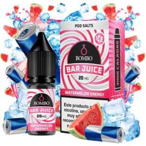 WATERMELON ENERGY ICE 10ml 20mg - BAR JUICE BY BOMBO