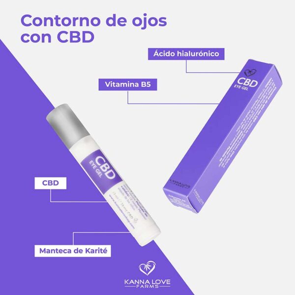 CONTORNO OJOS EYE GEL 13ML - KANNA LOVE