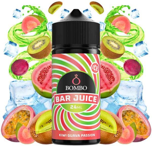 AROMA KIWI PASSION GUAVA 24ml(LONGFILL) - BAR JUICE BY BOMBO