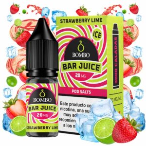 STRAWBERRY LIME ICE 10ml 20MG – BAR JUICE BY BOMBO