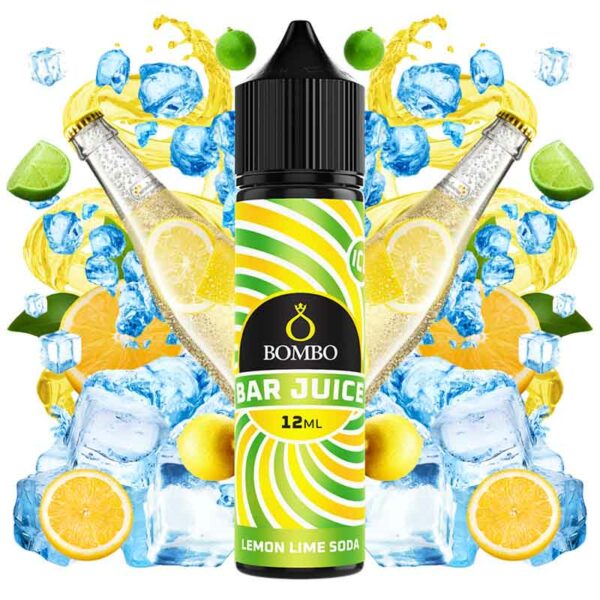 AROMA LEMON LIME SODA ICE 12ml(LONGFILL) – BAR JUICE BY BOMBO