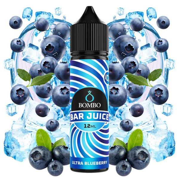 AROMA ULTRA BLUEBERRY ICE 12ml (LONGFILL) – BOMBO BAR JUCE