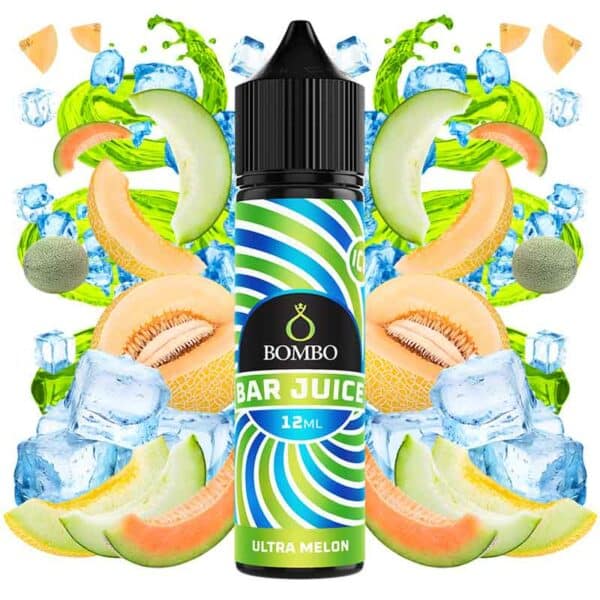 AROMA ULTRA MELON ICE 12ml (LONGFILL) - BOMBO BAR JUICE