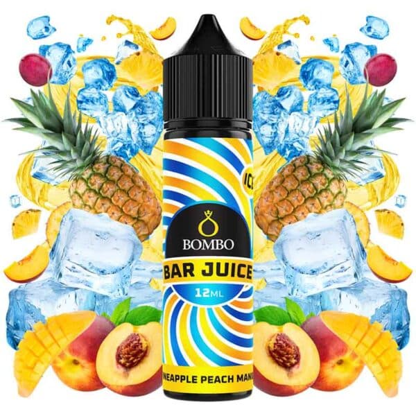 AROMA PINEAPPLE PEACH MANGO ICE 12ml - BAR JUICE BY BOMBO