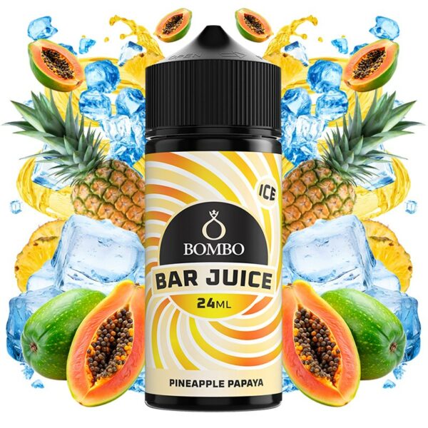 AROMA PINEAPPLE PAPAYA ICE 24ml (LONGFILL) – BOMBO BAR JUICE
