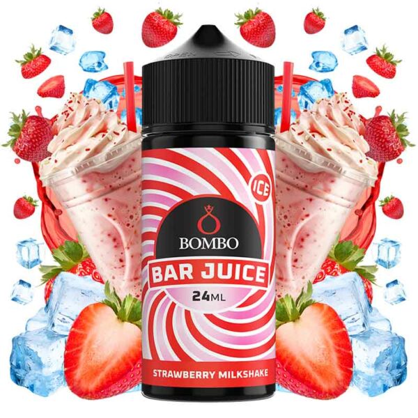 AROMA STRAWBERRY MILK ICE 24ml (LONGFILL) – BOMBO BAR JUICE