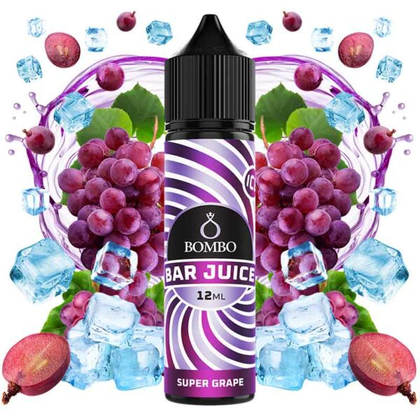AROMA SUPER GRAPE ICE 12ml (LONGFILL) – BOMBO BAR JUICE