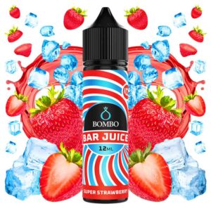 AROMA SUPER STRAWBERRY ICE 12ml (LONGFILL) – BOMBO BAR JUICE