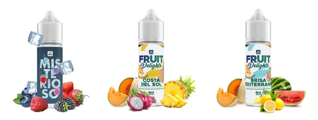 AROMAS LONGFILL 8ML FRUIT DELIGHTS
