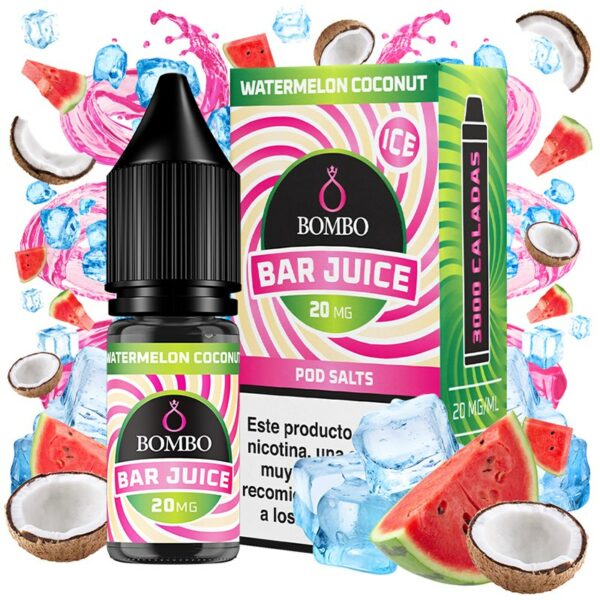 WATERMELON COCONUT ICE 10ml – BOMBO BAR