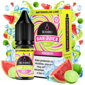 WATERMELON LIME ICE 10ml 20mg – BOMBO BAR JUICE