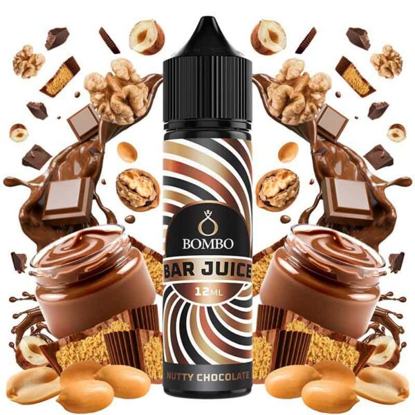 AROMA NUTTY CHOCOLATE 12ML BAR JUICE BY BOMBO