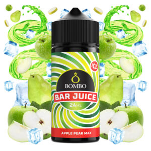 AROMA APPLE PEAR MAX ICE 24ml LONGFILL BOMBO BAR JUICE