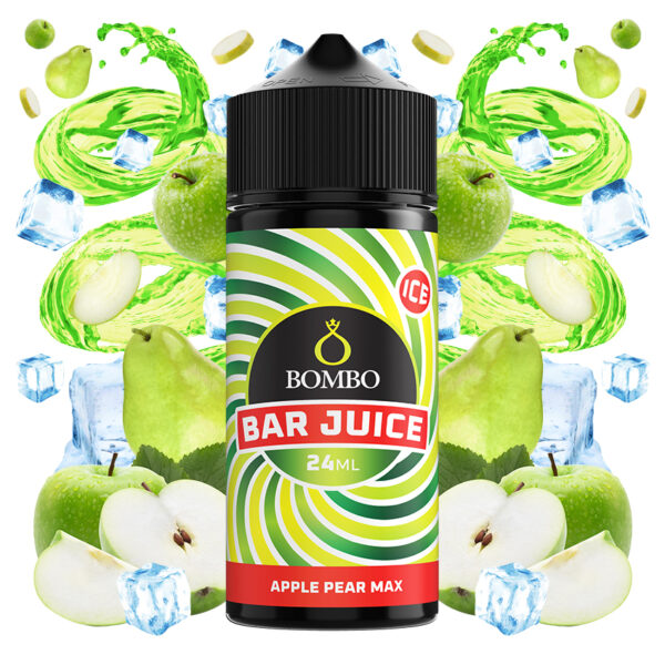 AROMA APPLE PEAR MAX ICE 24ml LONGFILL BOMBO BAR JUICE