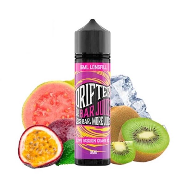 AROMA DRIFTER KIWI PASSION GUAVA 16ml JUICE SAUZ BAR