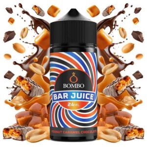 AROMA PEANUT CHOCOLATE CARAMEL 24ml LONGFILL BAR JUICE BOMBO