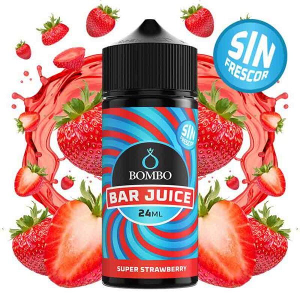 AROMA SUPER STRAWBERRY SIN FRESCOR 24ml LONGFILL BAR JUICE
