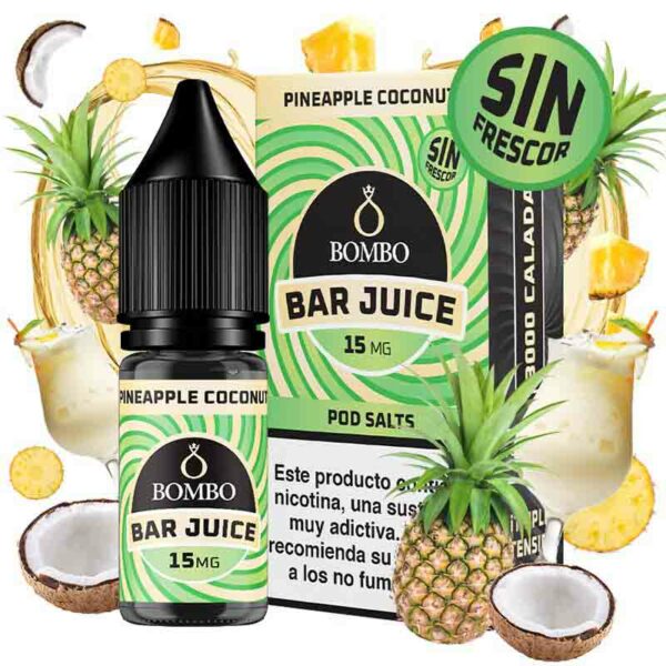 PINEAPPLE COCONUT SIN FRESCOR 10ml BAR JUICE BOMBO