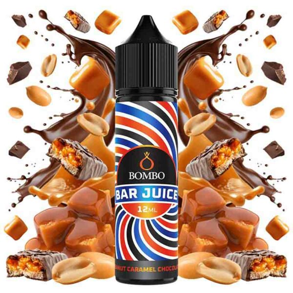 AROMA PEANUT CHOCOLATE CARAMEL 12ml LONGFILL BOMBO BAR JUICE 1 AROMA PEANUT CHOCOLATE CARAMEL 12ml LONGFILL BOMBO BAR JUICE