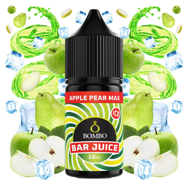 AROMA APPLE PEAR ICE 10ml LONGFILL BAR JUICE BOMBO