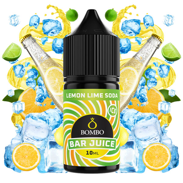 AROMA LEMON LIME SODA ICE 10ml LONGFILL BAR JUICE BOMBO
